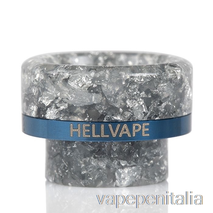 Vape Italia Hellvape Ag+/passaggio Rda Drip Tip Argento
